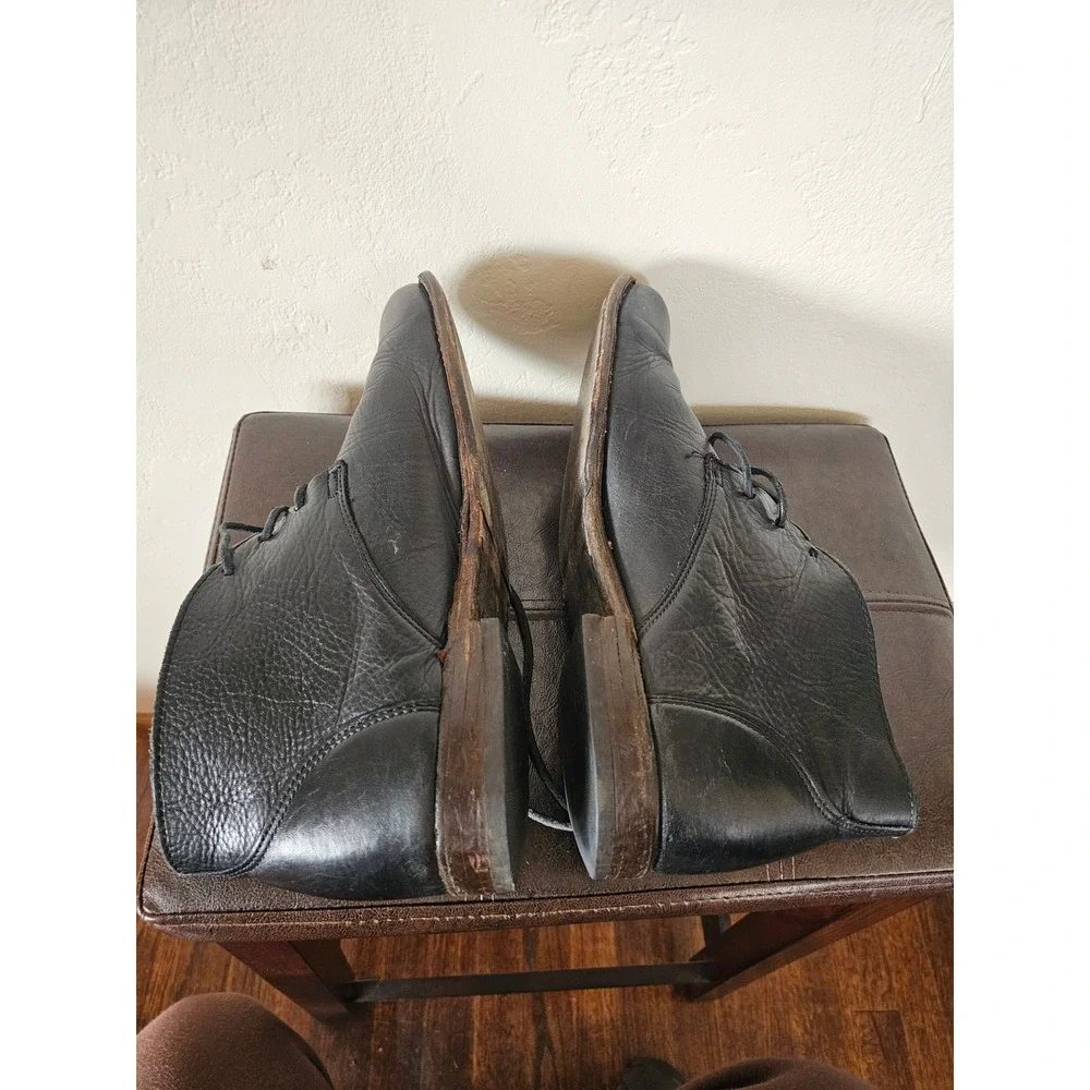 Vintage Shoe Company Black Leather Chucca Streetwear Smart Casual Boots sz 12M‎
